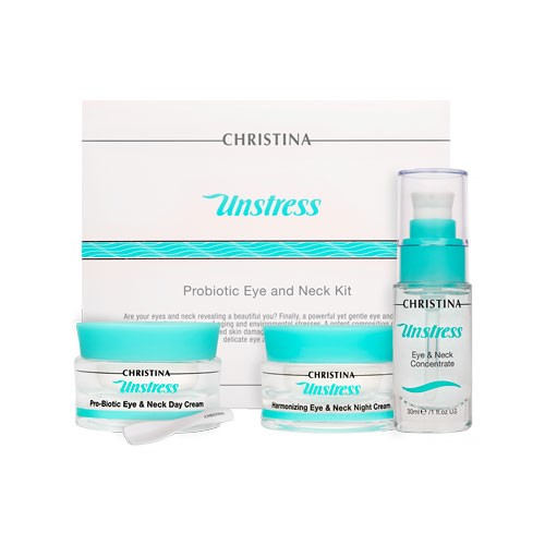 Unstress Eye & Neck kit - Набор для кожи вокруг глаз и шеи (3 препарата)